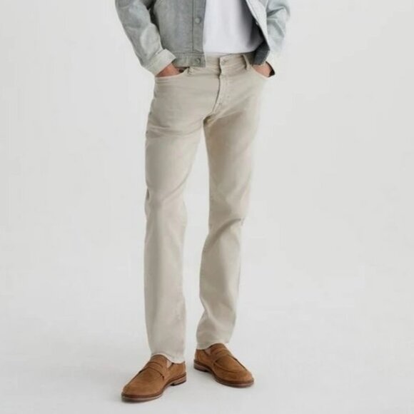 Adriano Goldschmied AG-ED Denim Mens 32x34 Tellis Modern Slim Jean Beige Stretch - Picture 1 of 12